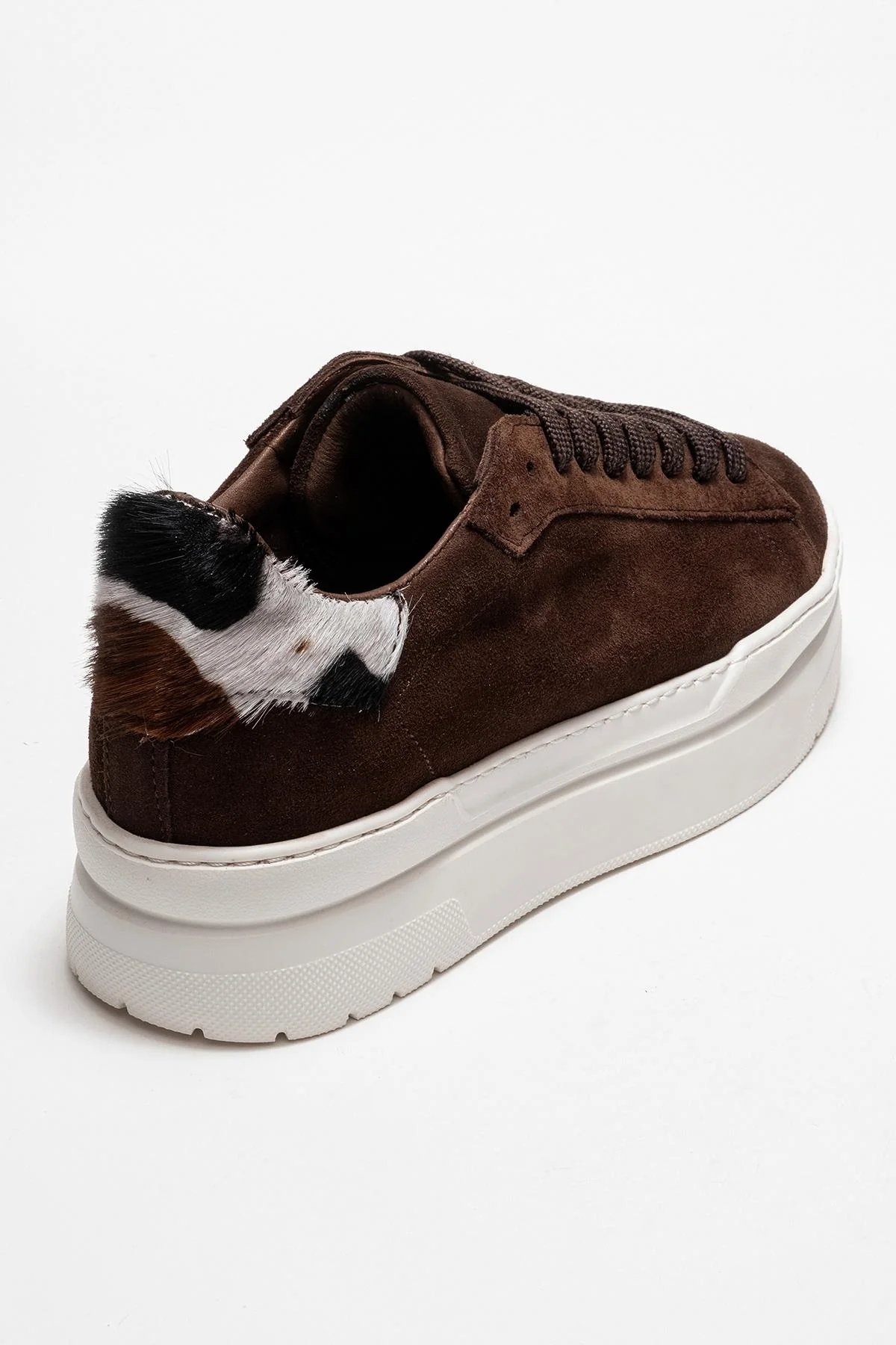 Anabel - Taupe Genuine Leather Casual Sneaker (Women) - Image 5