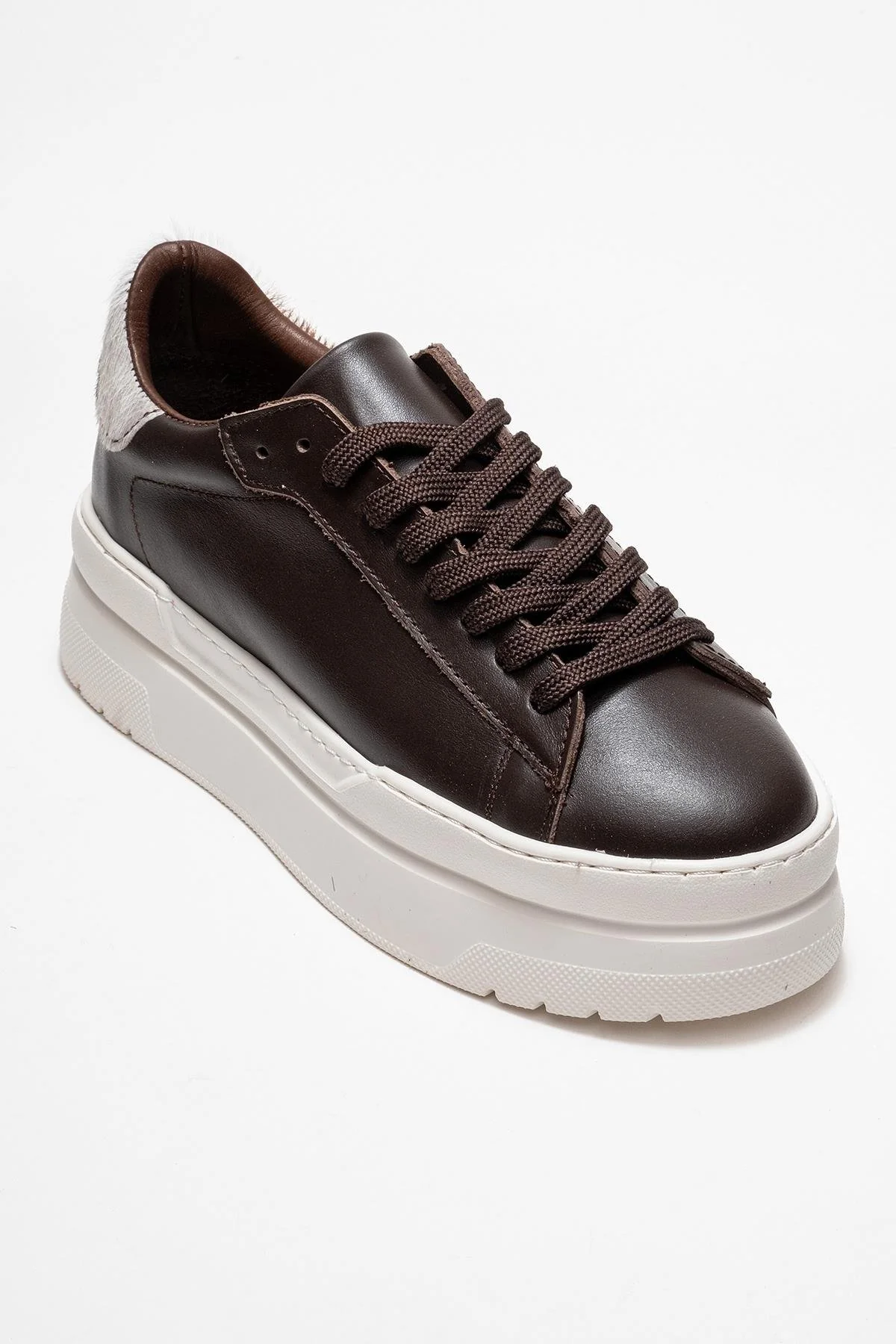 Anabel - Taupe Suede Genuine Leather Casual Sneaker (Women) - Image 3