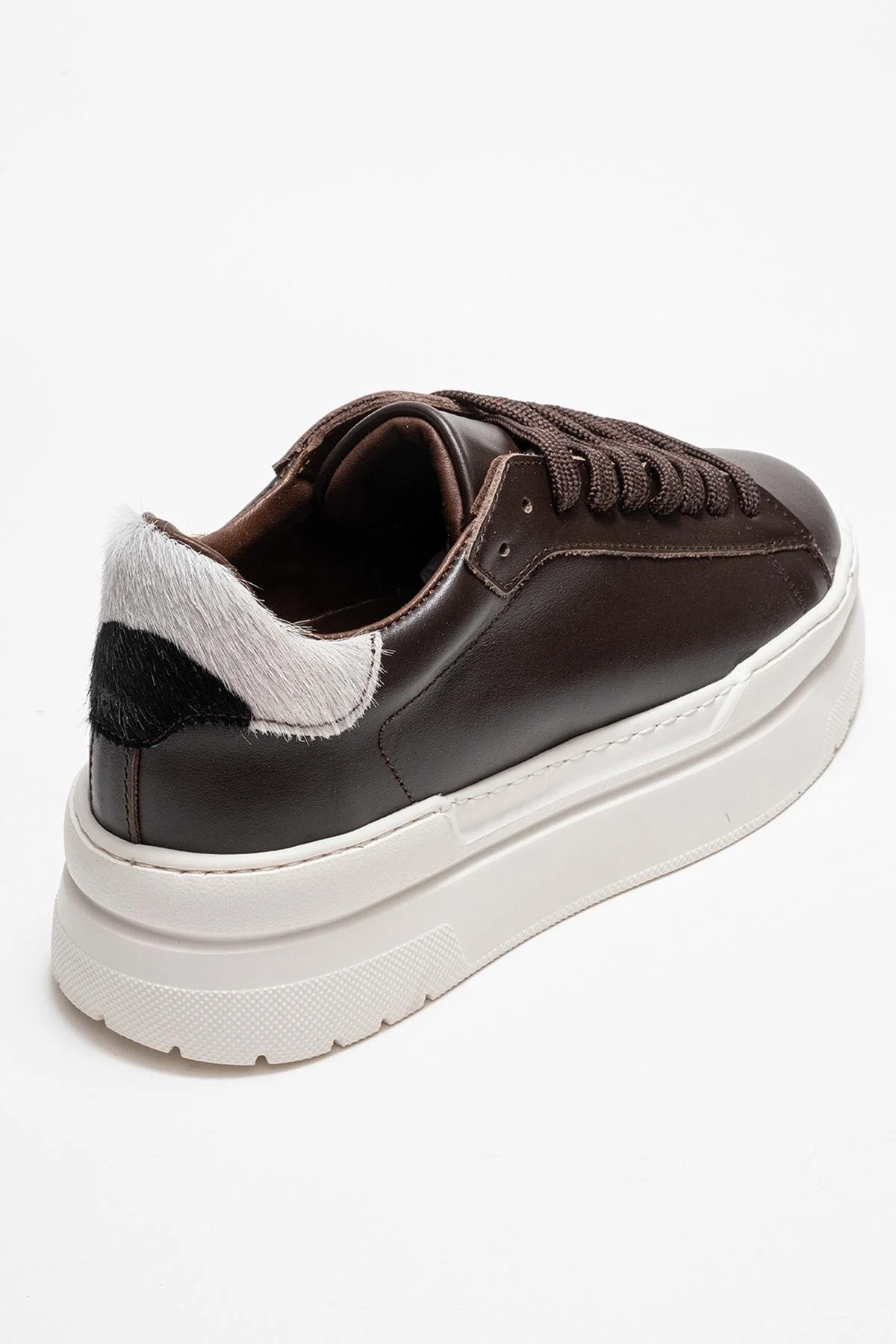 Anabel - Taupe Suede Genuine Leather Casual Sneaker (Women) - Image 5