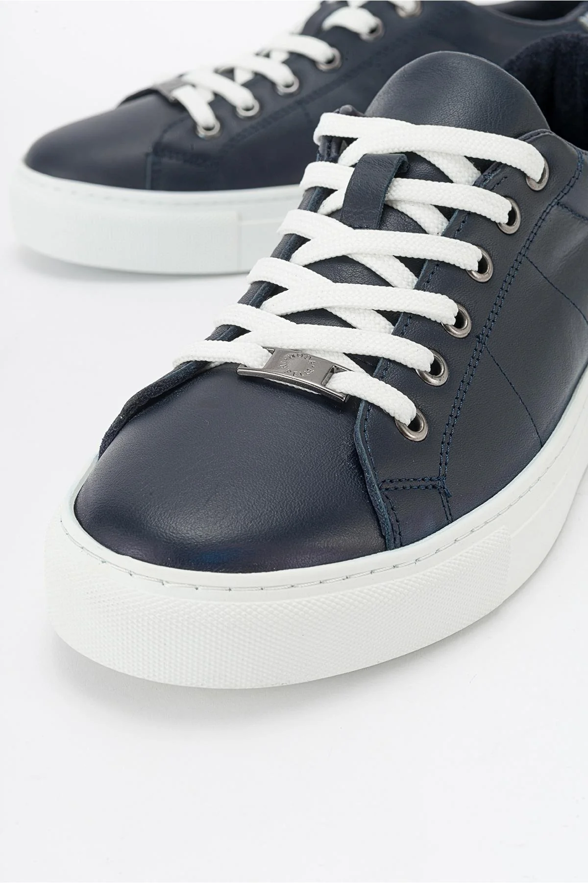 Ayverie - Navy Leather Sneaker (Women) - Image 4