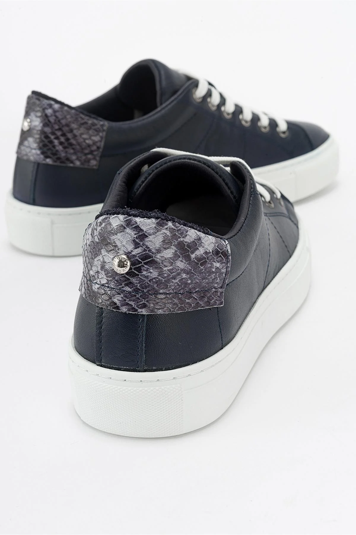 Ayverie - Navy Leather Sneaker (Women) - Image 5