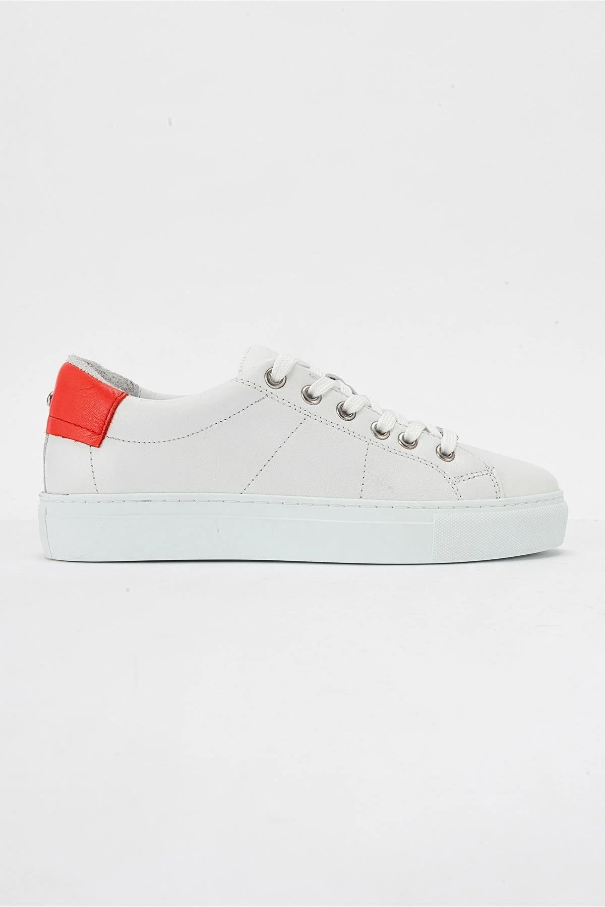 Ayverie - White Leather Sneaker (Women) - Image 6