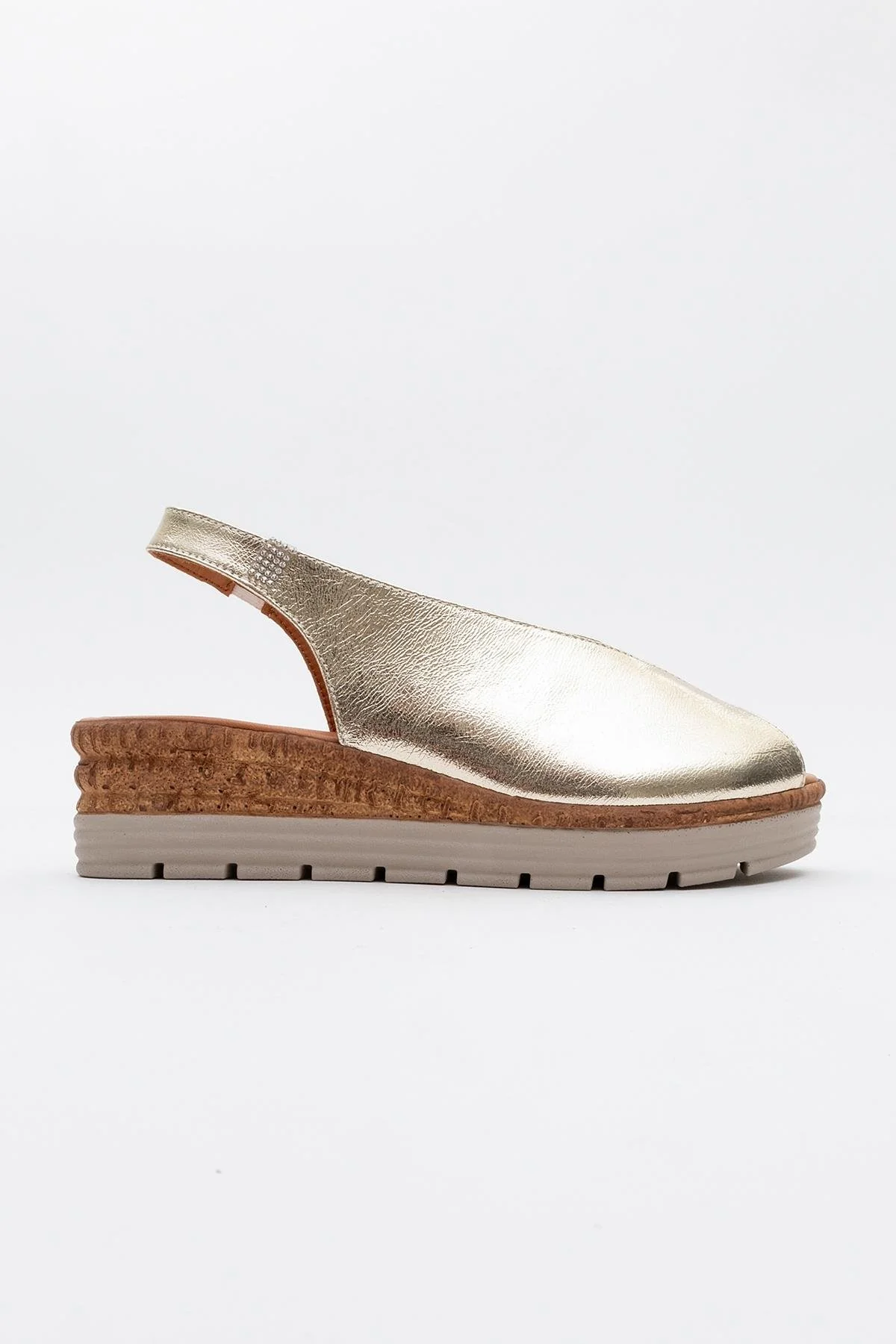 Blom - Gold Leather Platform Sandal (Women) - Image 5