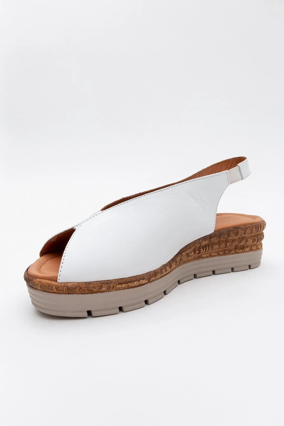 Blom - White Leather Platform Sandal (Women) - Image 3