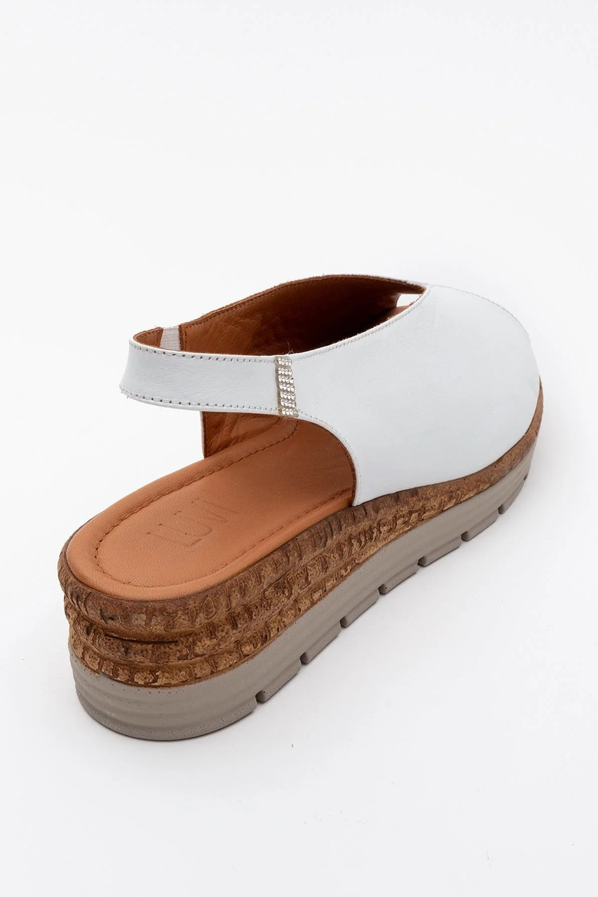 Blom - White Leather Platform Sandal (Women) - Image 4