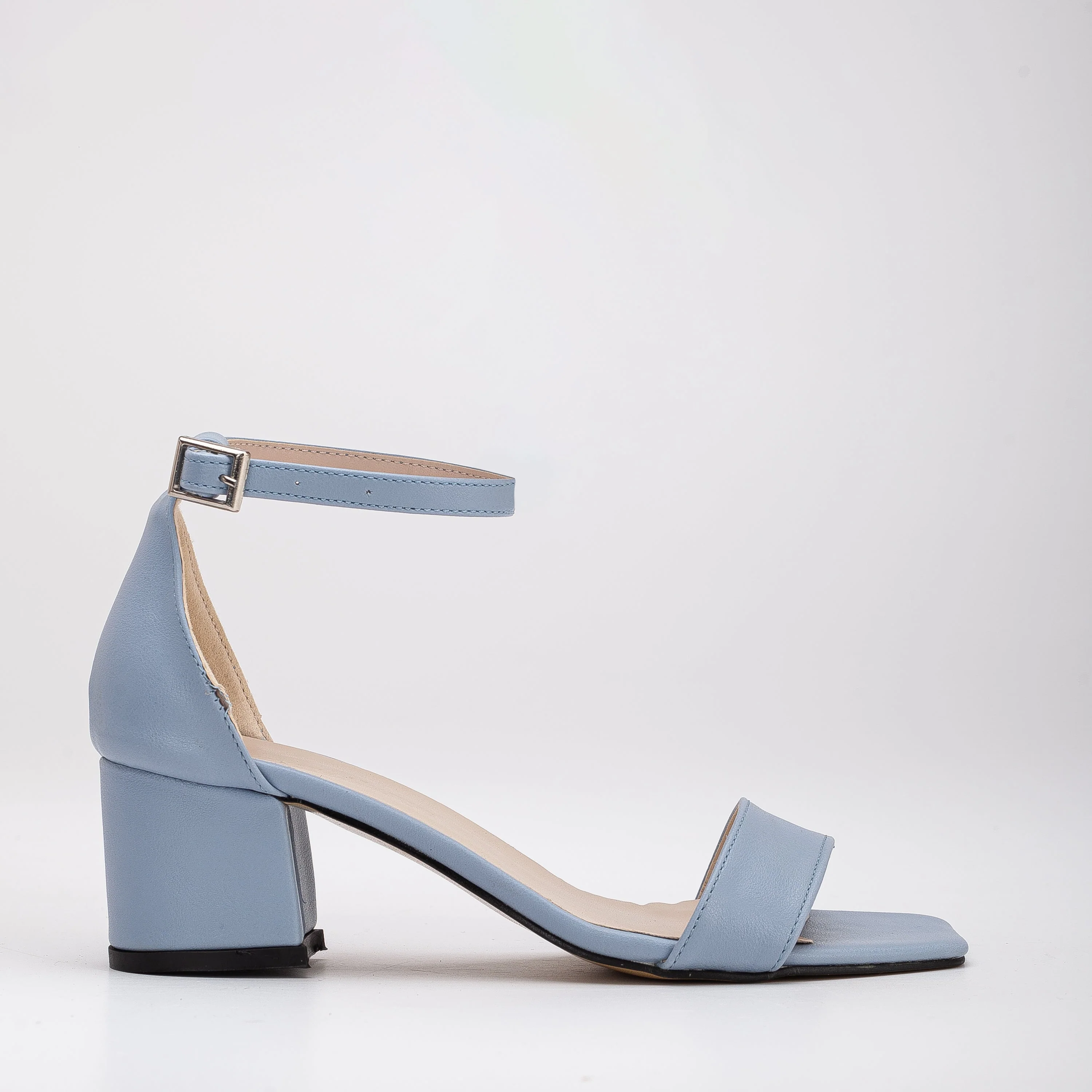 Illy - Baby Blue Sandals with Pearls - Image 7