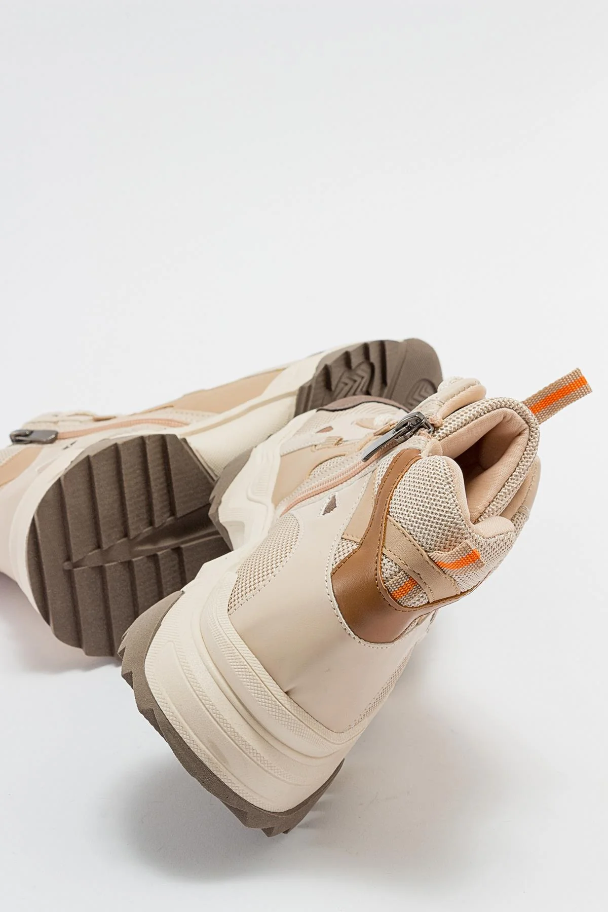 Lowel Beige-Brown Sneaker Boot (Women) - Image 5