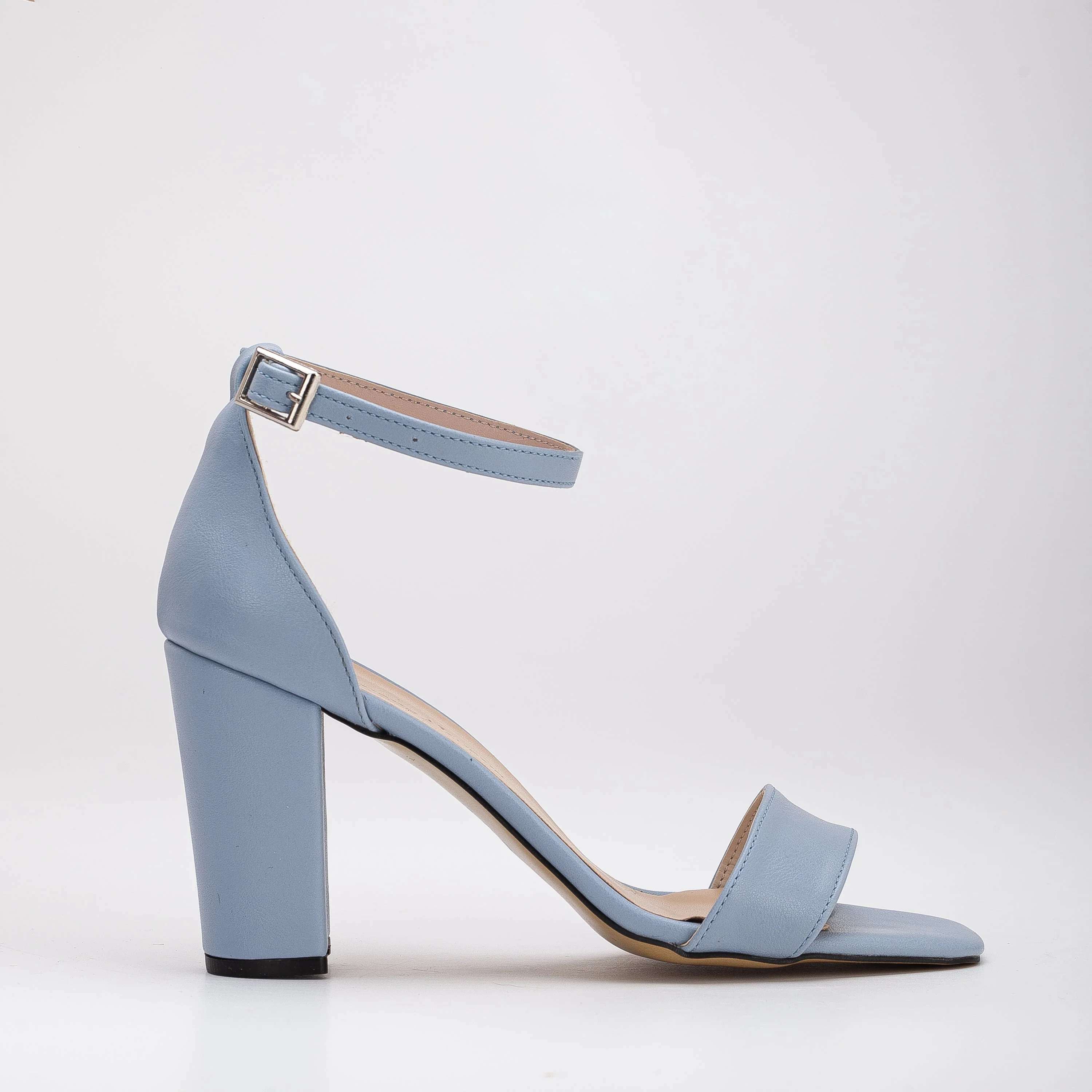 Melissa - Baby Blue Sandals with Pearls - Image 6