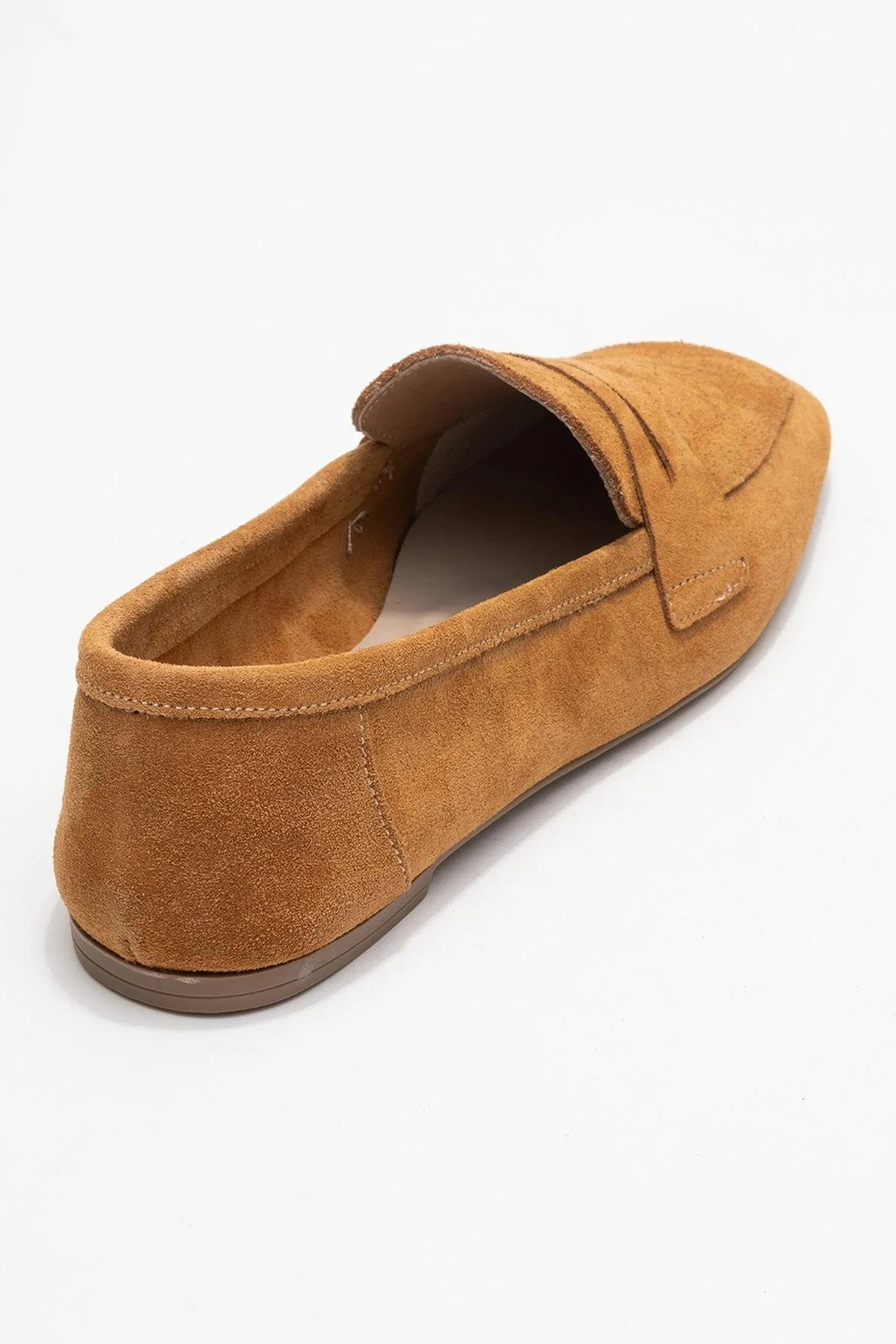 Morne - Cognac Suede Genuine Leather Loafer (Women) - Image 5