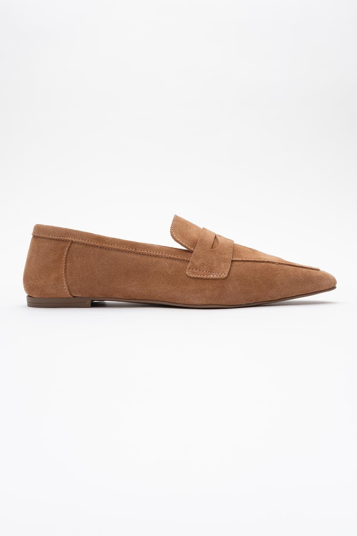 Morne - Mustard Suede Leather Loafers (Women) - Image 6