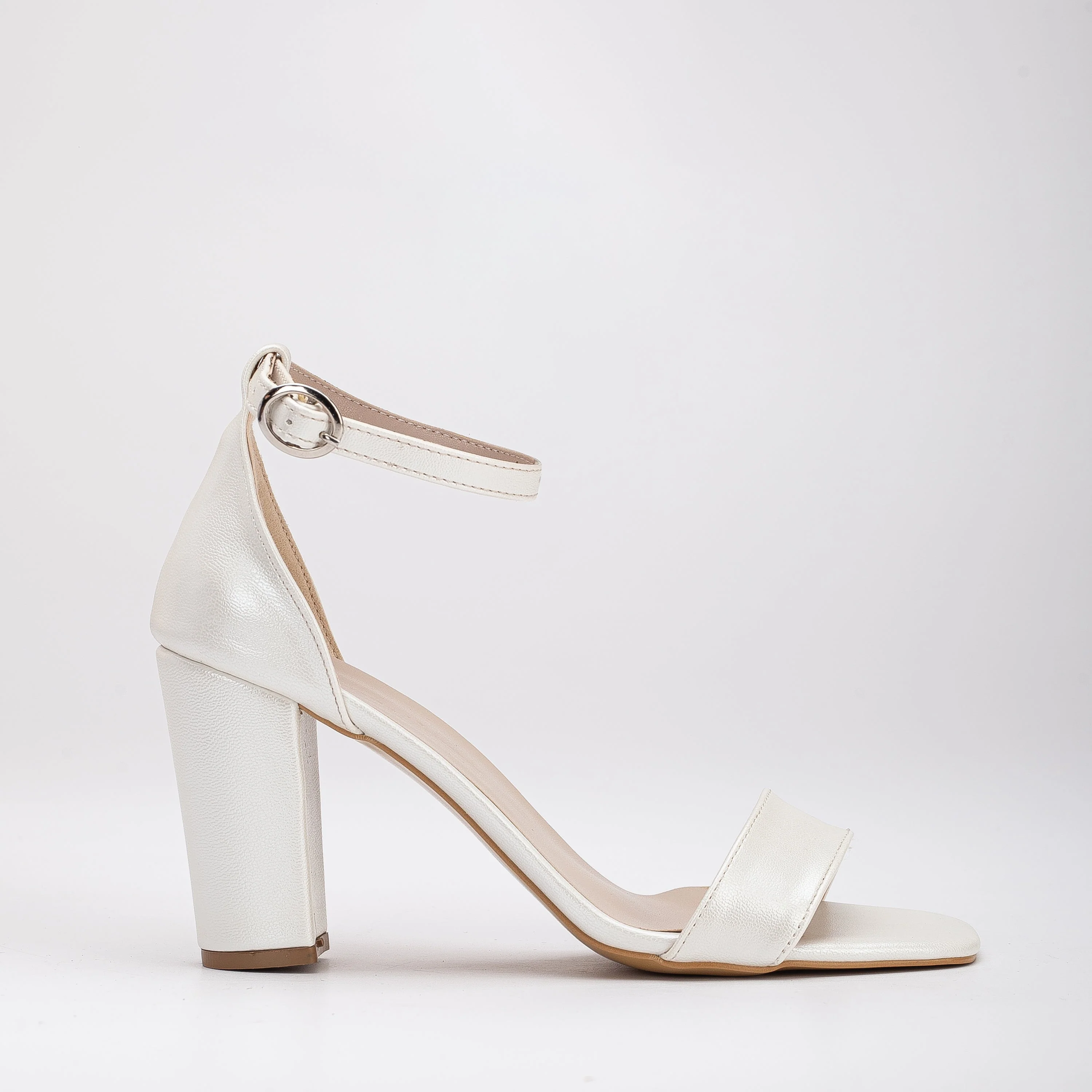 Noelle - Ivory Wedding Sandals with Ribbon - Image 6