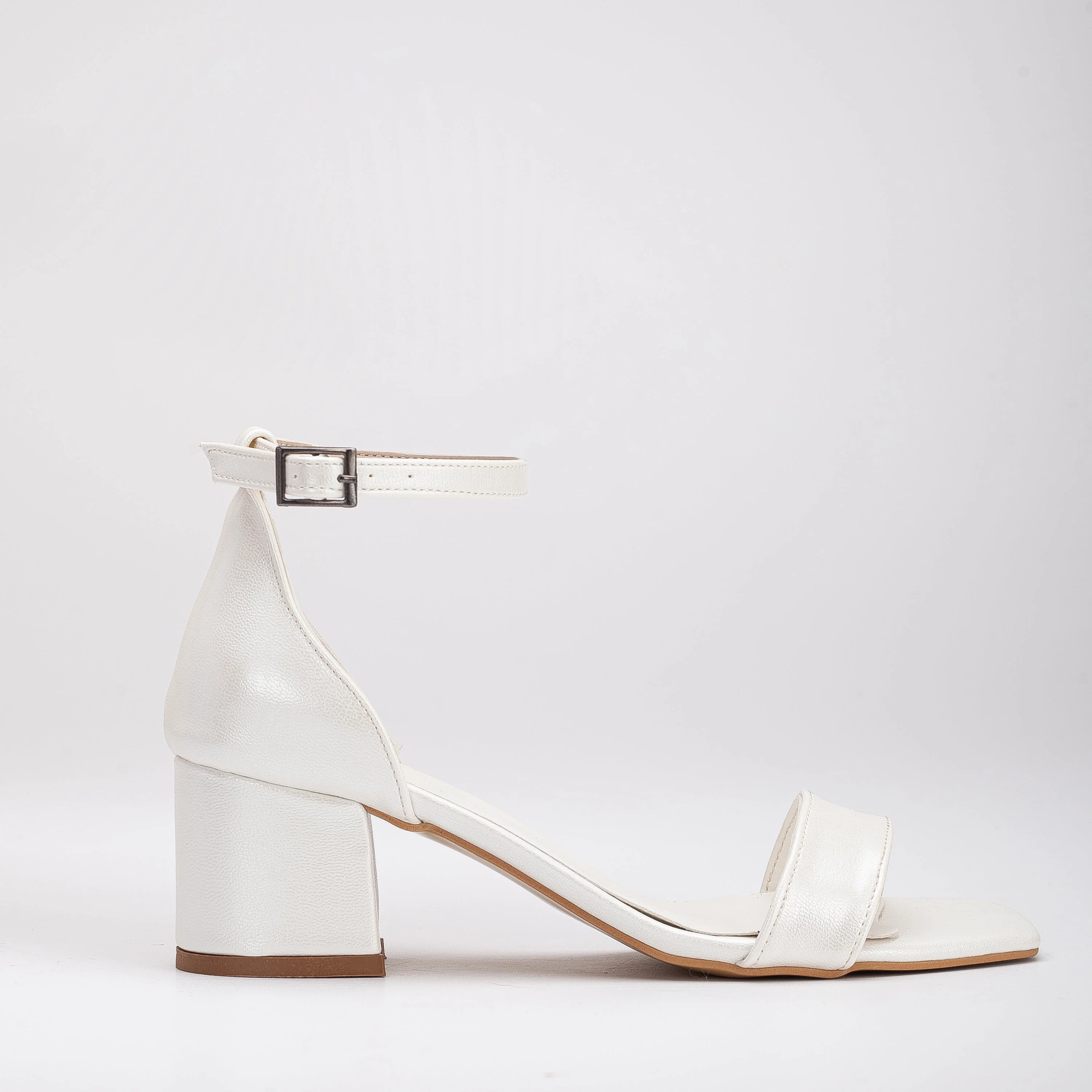 Rochelle - Ivory Bridal Sandals with Ribbon - Image 6