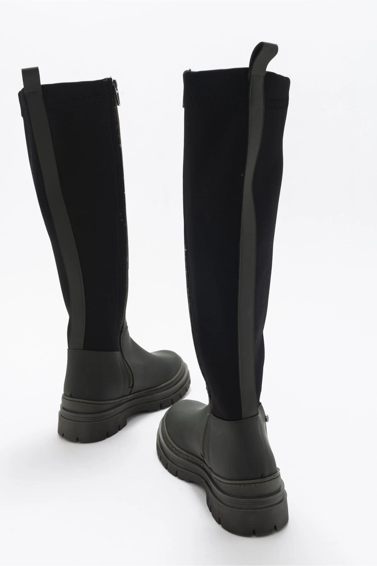 Torvi - Khaki Knee-High Boot (Women) - Image 6