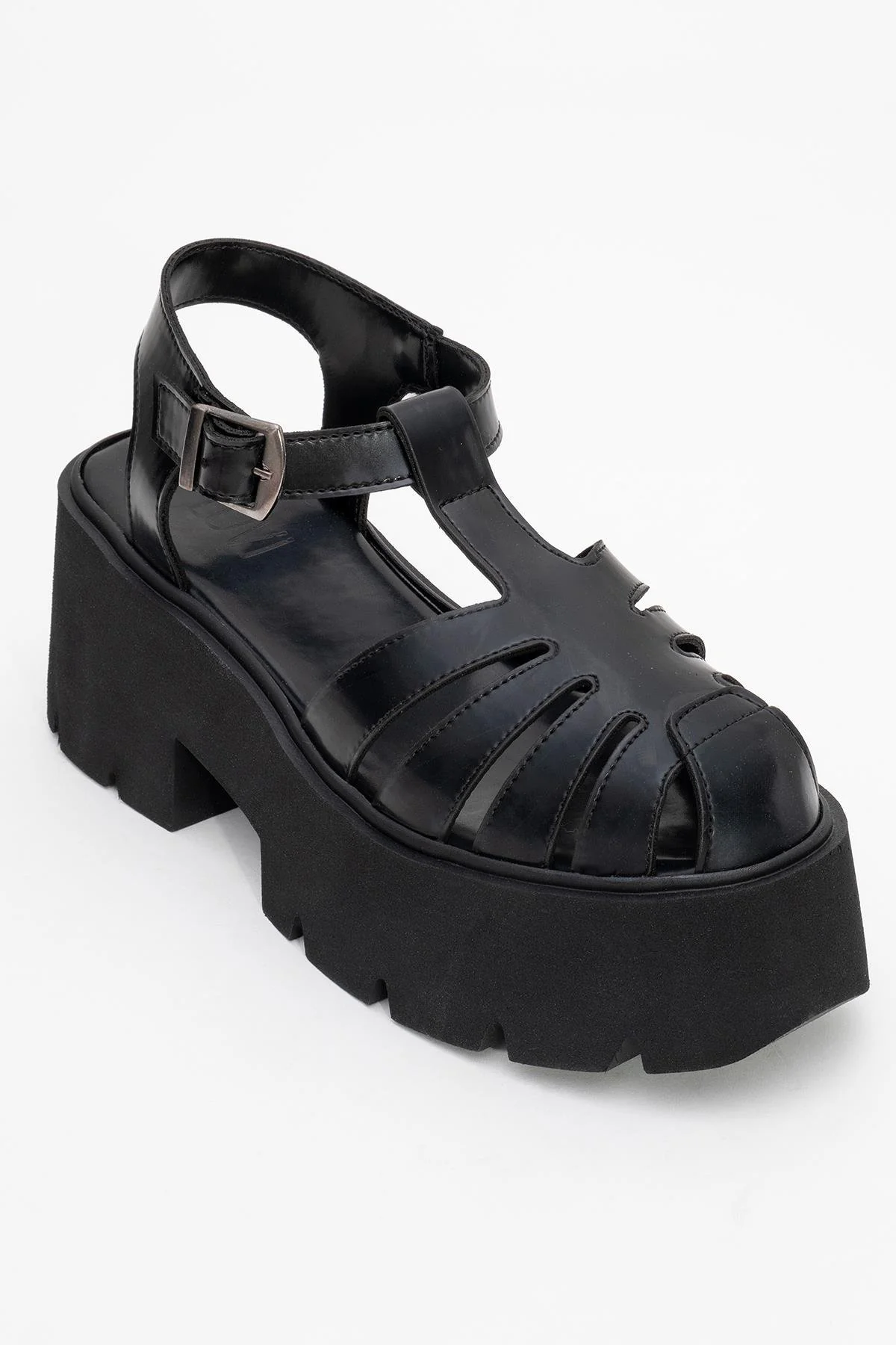 Verua - Black Platform Sandal (Women) - Image 3