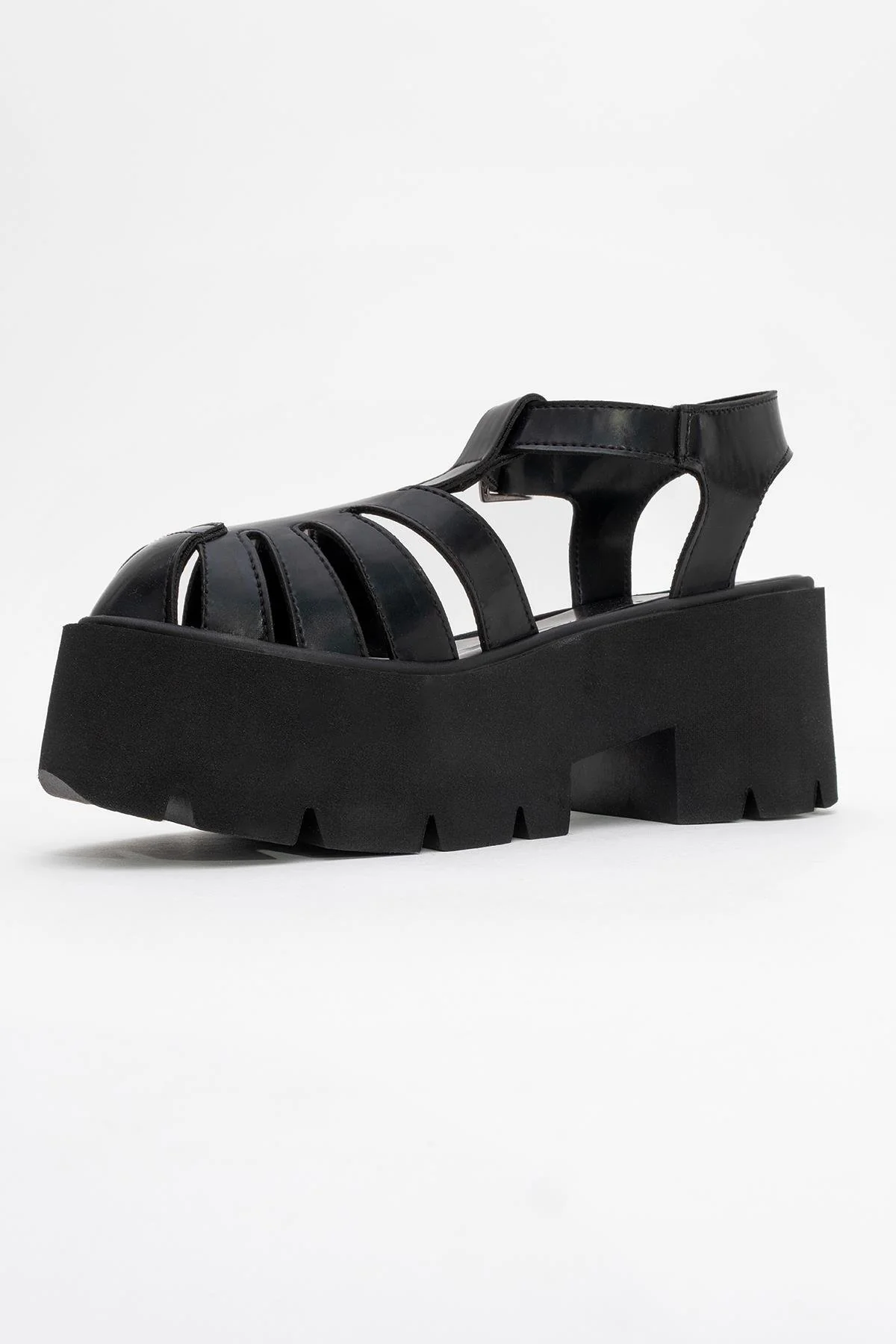 Verua - Black Platform Sandal (Women) - Image 4