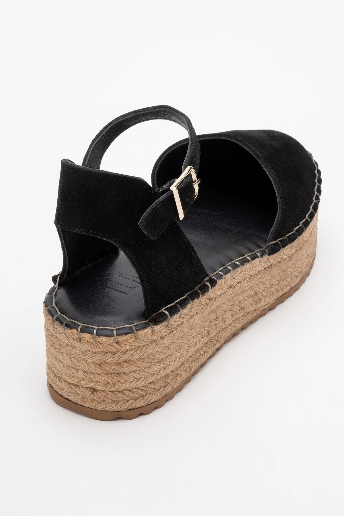 Viba - Black Suede Leather Espadrilles (Women) - Image 4