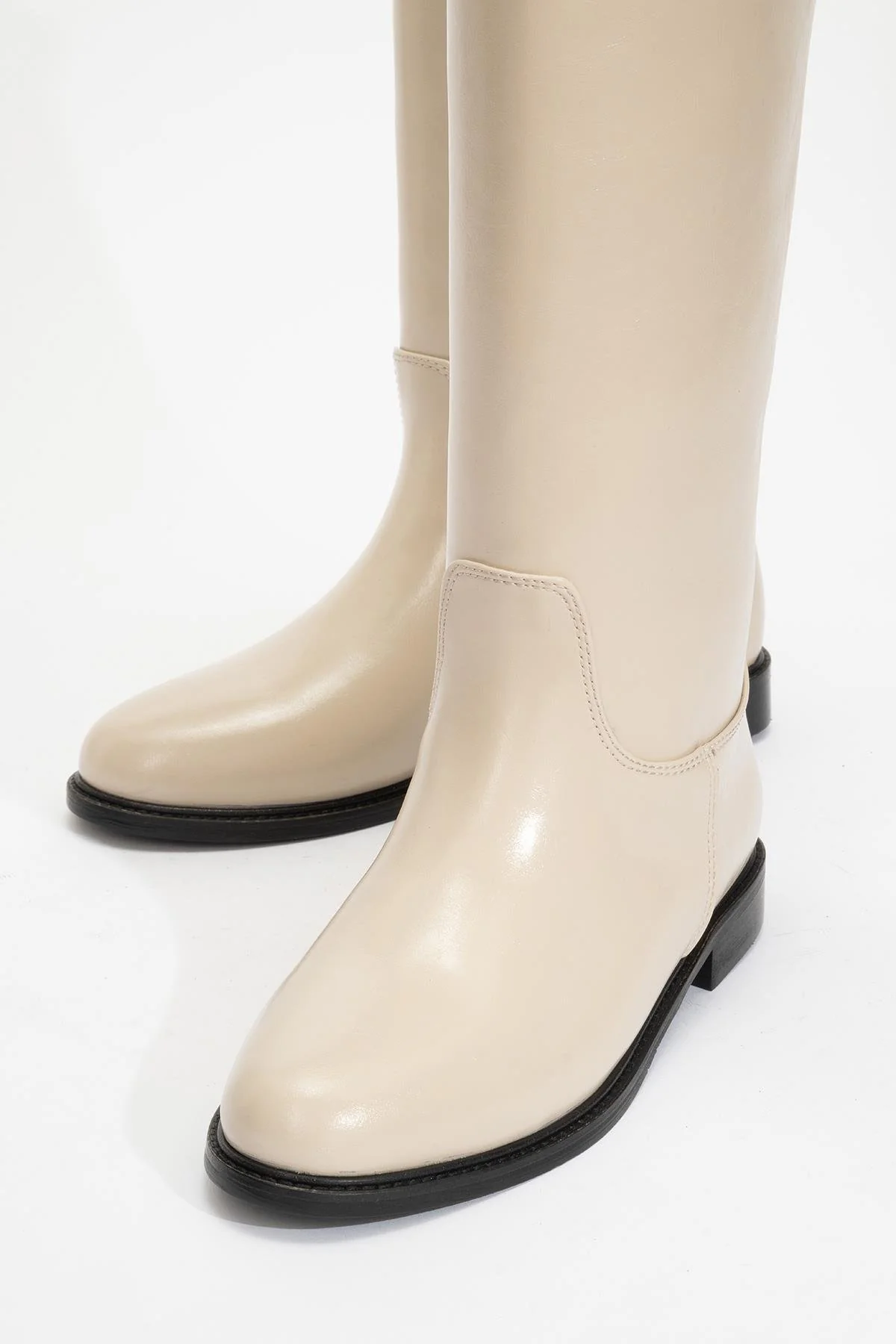 Yoko Beige Riding Boot (Women) - Image 3