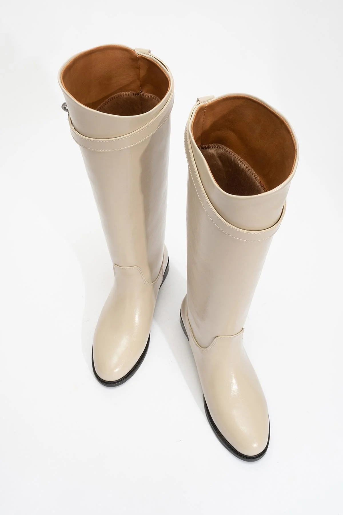 Yoko Beige Riding Boot (Women) - Image 5
